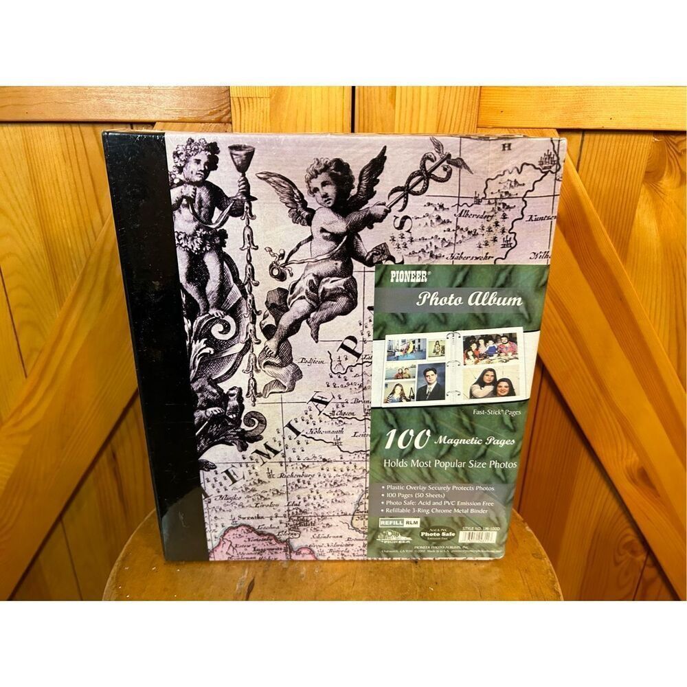 Pioneer Binder Magnetic 3-ring Photo Album 100-page Plastic Pack Sealed Read (76